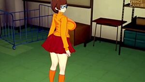 velma denkley unravels mystery using her tight pussy in cosplay