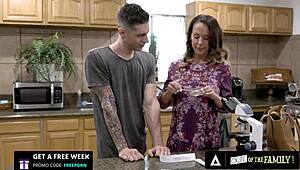 Stepmom McKenzie Lee banged in tight ass by stepson in wild roleplay