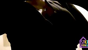 Hot Stepmom London Rose Stuck In Washer