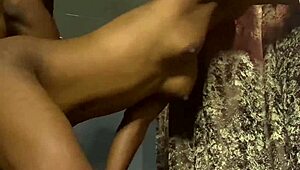 Stepsister Moans to Black Cock Before and After Rain