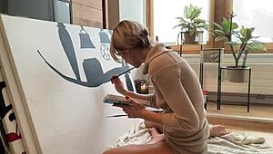 Jen maluju své studio art dnes