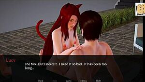 In my new family, do you want to see the teen's kinky sex in 3D hentai?