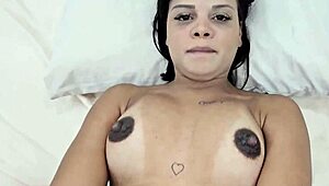 Gravida Latina at Six Months Seduces Jr Doidera in Wild Action