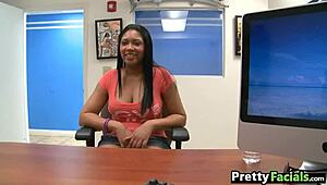 hot black teen 18+ facial carmen michaels 1 2 1