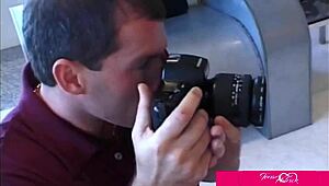 Slim Babe Tera Patrick Passionately Deepthroats Evan Stone In Group Scene