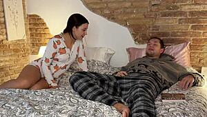 Stepbrother Took Virginity with Broken Condom Mishap