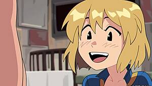 Parodija Fallout hentai sa savijenim jebanjem