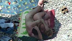 Yo, Mature Couple Banging on Beach Under Sun, So Wild! 🌞