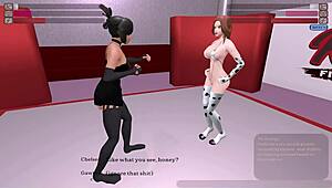 Gawthicc vs Chelsea in kinky fight club at night club.