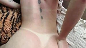 Brazilian amateur ass so tight it barely fits inside!