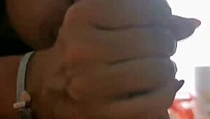 Blowjob In Tent With Hot Cum!