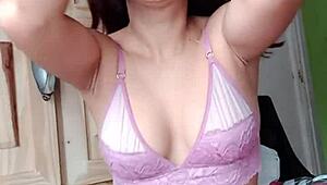 Selene Reveals Her Wet Pussy in Hot Latina Dildo Play