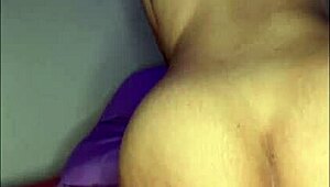 stuffing my pretty curvy body with this big black dildo