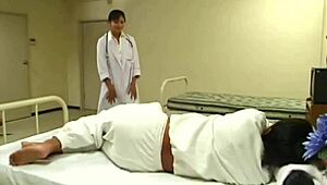 Incredible! Hot Japanese Doctor Fucks Patient Hardcore with Intense Cumshot