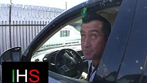 Gorgeous brunette girl with beautiful tits fucks with a male with a huge cock 😍