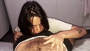 midnight blowjob with sloppy deepthroat and choking 😈