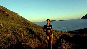 Mais Um Book Teases with Small Tits Display