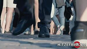 Man, thick German blonde Tatjana Young bangs a stranger so good. Never thought I’d see such wild action!