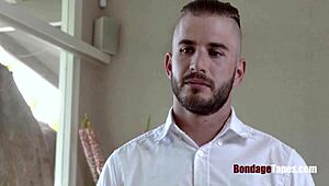 OMG, watch Vienna Rose, this redhead teen, get bound and fucked hard! 😲