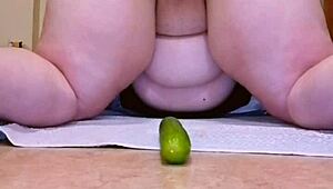 Hey girl, try this cucumber for anal training in dorm!