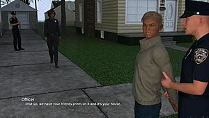 Redhead with small tits sucks cock and plays with pussy!