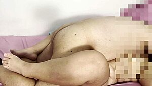 I's tiny lucky cock is fucking this insatiable mature lady so hard, making her orgasm.