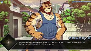 playing after class in the classroom with furry characters