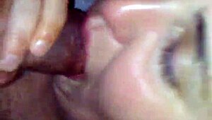 Wife Performs Blowjob And Swallows Cum In This Detailed Scene