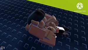 Ebony Girls Play Together In Fun Game