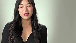 Wow, check this perfect-ass Korean teen Elle Lee banging herself solo! 😍