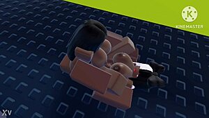 Ebony Girls Play Together In Fun Game