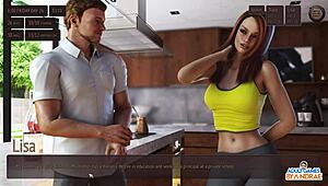 Ep9 shows Tracy grinding her pussy on his cock in wild hentai.