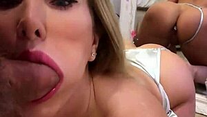 Sophie James Sucks and Fucks Cocks in British POV Deepthroat Action