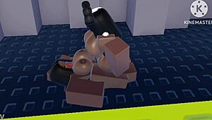 Ebony Girls Play Together In Fun Game