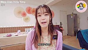 Hong Kong Macy Chan Sucks and Swallows in Wild Action