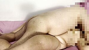 I's tiny lucky cock is fucking this insatiable mature lady so hard, making her orgasm.