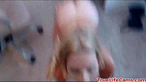 Strap On Doggy POV With Lesbian Action