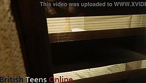 Watch your neighbour masturbate! She's flashing and teasing right now!