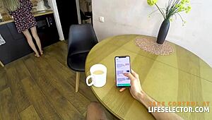 Shy Roommate Turns Sultry, Takes Cock Deep!