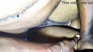 ogpussy ebony black giving his boyfriend a great treat with her creamy pussy
