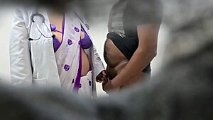 Indian doctor satisfies sexual desire with patient.