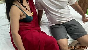 Divya Bhabhi fucks husband friend!