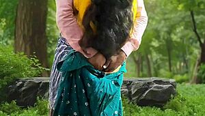 Bhabhi Gets Wild Fucking in Forest with Lover