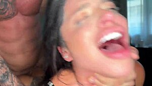 Yo, big ass mamasita gets anal drilled hard by Maximo Garcia vs Sara Retali, cum inside!