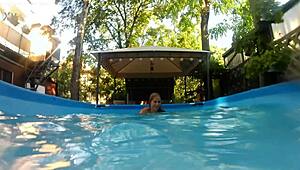 Melissa the Mermaid, Man I’m Trippin’ Over Her Poolside Curves and Brown Eyes