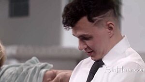 Milf Guides Young Preachers in Forbidden Threesome with Faith