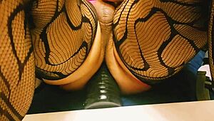 Damn! Tranny Discovers Intense Anal Orgasm with Dildo Play!