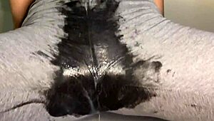 Teen Wet Panty Soaked Through Leggings