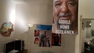 homo kotilainen from finland kuopio shows off wild side