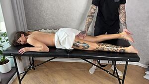 during the second massage, my masseur revealed a tantalizing new fingering technique.